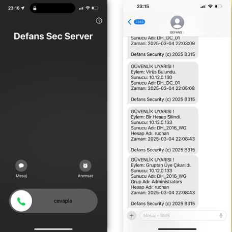 Adım 6 - SMS Bildirimi